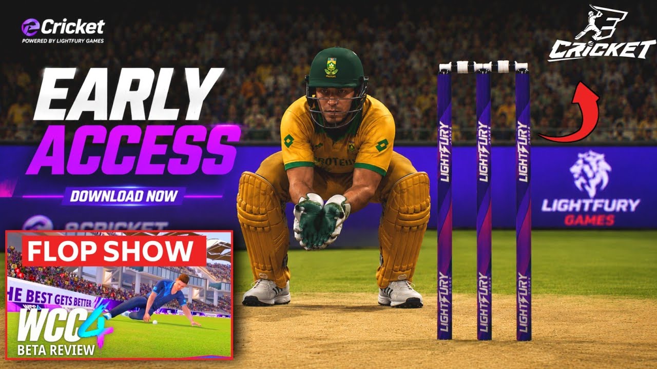Ecricket Big Update🤯  | Wcc4 Early Access Flop? | Cricket All Star Server End | Cricket Games News 