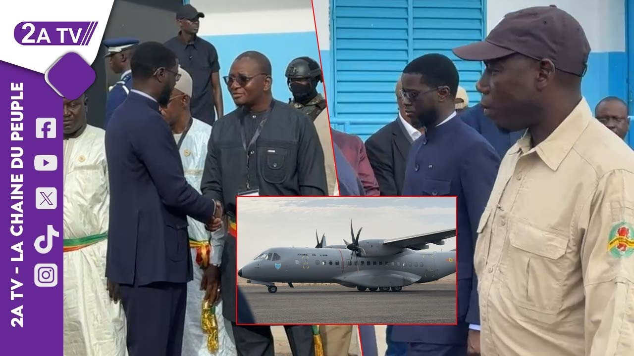 Les Premières images de l’Arrivée du Président Diomaye Faye à Tambacounda 