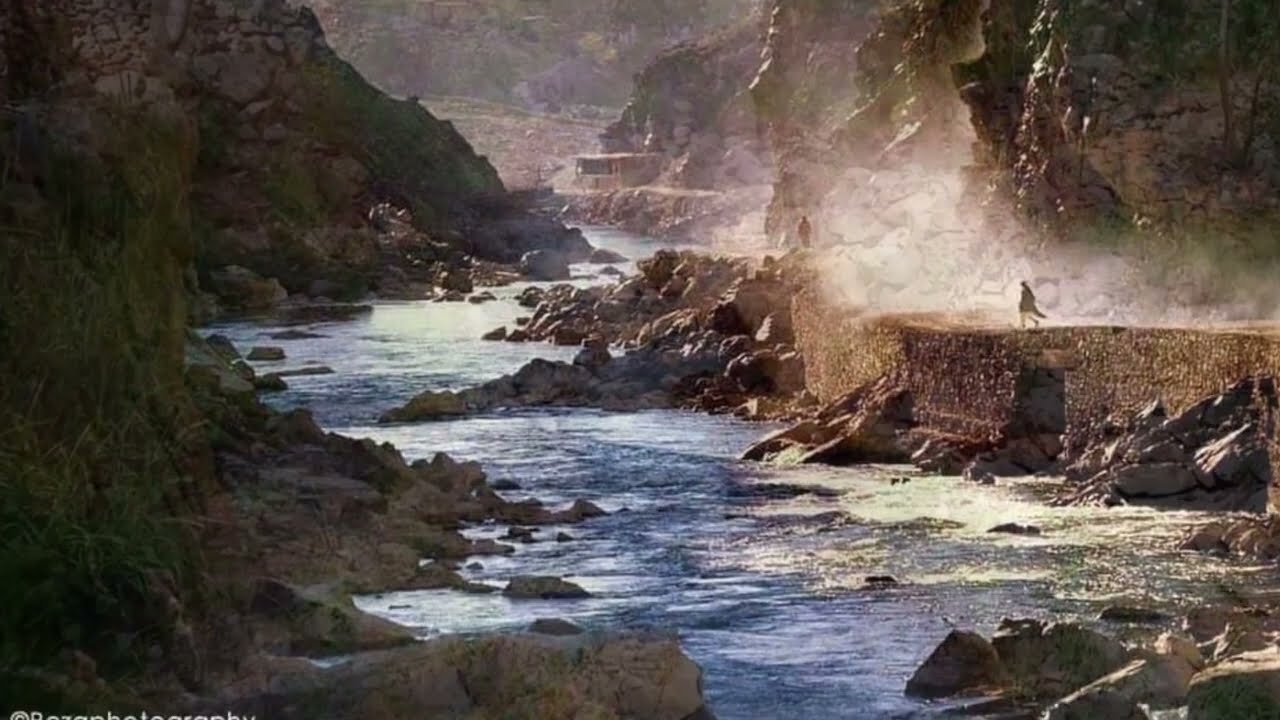 یک فلک بسیار زیبا از قربان علی رحمان تصویر از دره زیبای پنجشیر