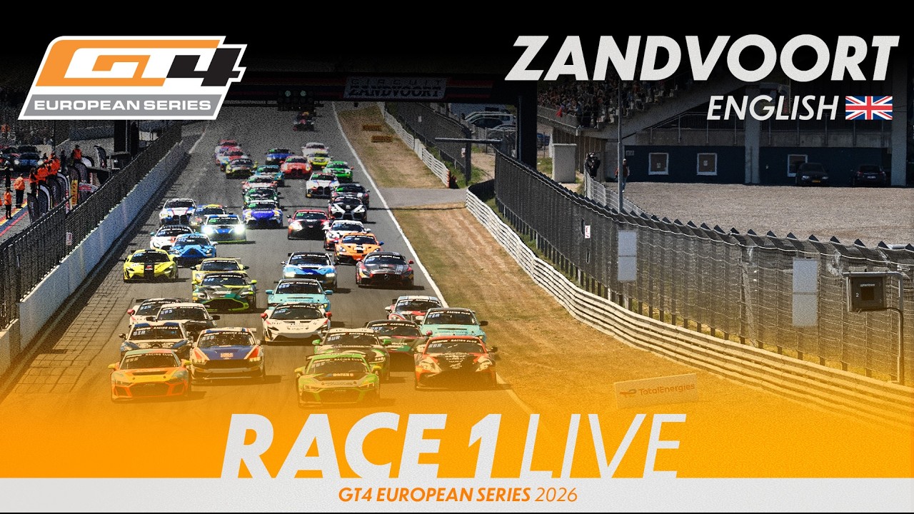 LIVE I Race 1 I Zandvoort I GT4 European Series 2026 (English)