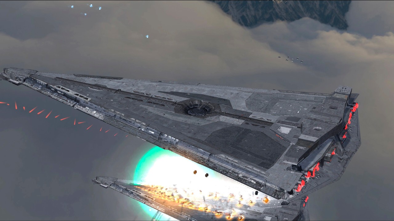 Assertor Superlaser vs Mandator IV & V | First Order vs Empire | Star Wars Fleet Battle