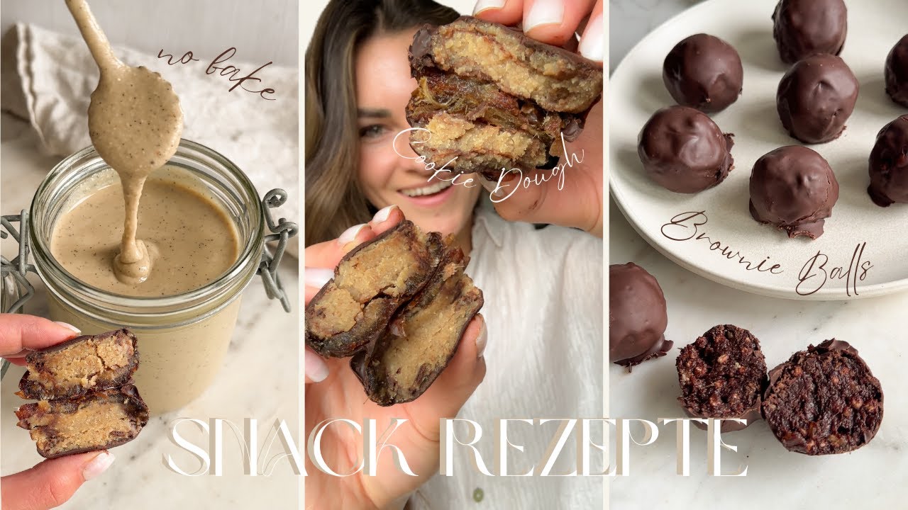 Einfache & gesunde Snack Rezepte ohne Backen | Day in my Life