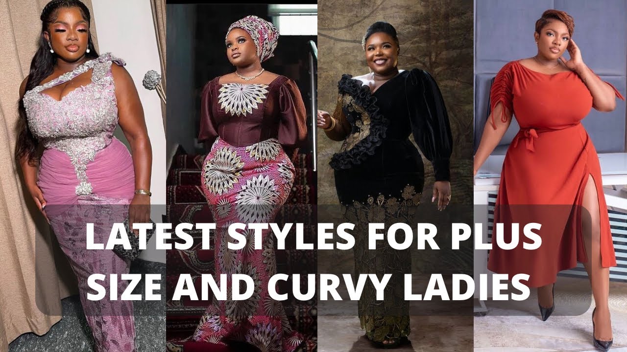 Latest aso ebi styles for plus size and curvy ladies #plussizefashion