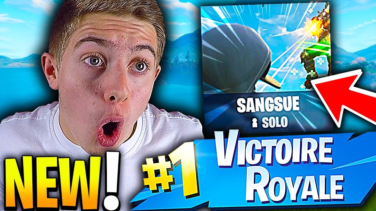 JE FAIS TOP 1 SUR LE NOUVEAU MODE SANGSUE SUR FORTNITE BATTLE ROYALE !!!