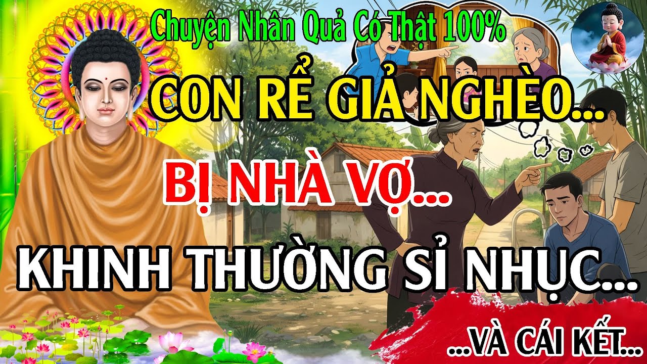 Nhân Quả Có Thật 100%: Con Rể GIẢ NGHÈO, Ở Nhà Nấu Cơm Rửa Bát, THỬ LÒNG Gia Đình Vợ Và Cái Kết