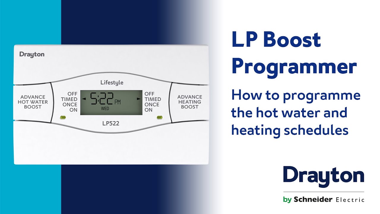 Как программировать расписания на программаторе LP Boost