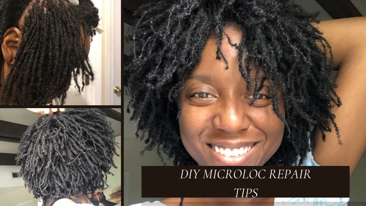 Microloc Repair Tips You NEED| Thinning + Bunching Locs| DIY