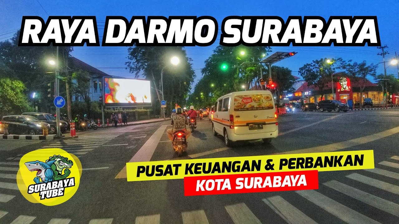 Jalan Raya Darmo Surabaya - Tempat PUSAT PERBANKAN di Surabaya | #SurabayaDailyObservation Ep.164
