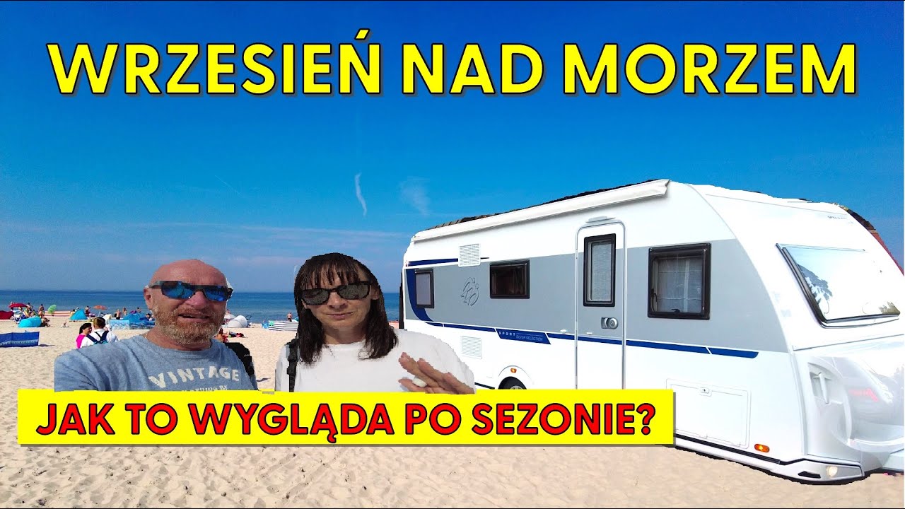 KEMPING KASZUB - DĘBKI. Jak to wygląda PO SEZONIE nad polskim morzem? (vlog #108)