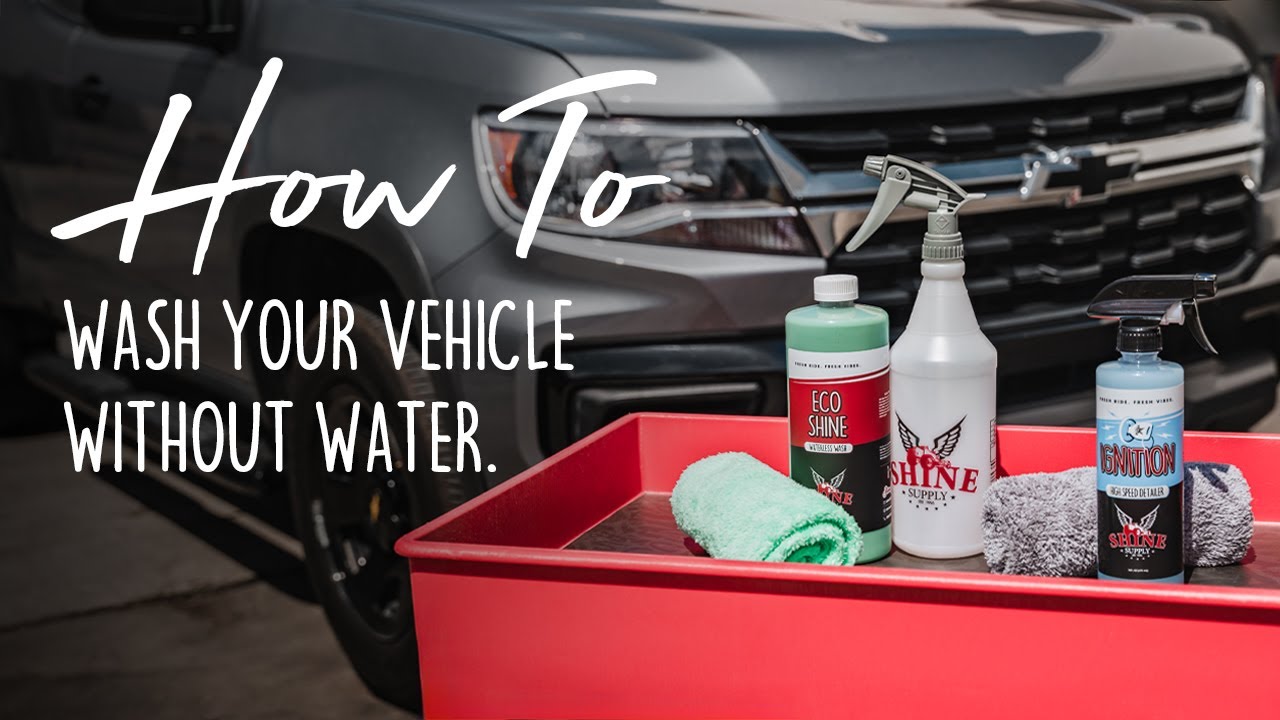 How To Wash Your Vehicle Without Water | Shine Supply's Waterless Wash Kit