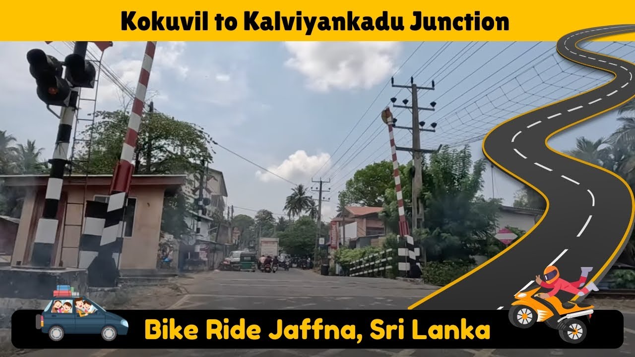 4K Driving Tour | Sri Lanka | Kokuvil to Kalviyankadu Junction | Jaffna