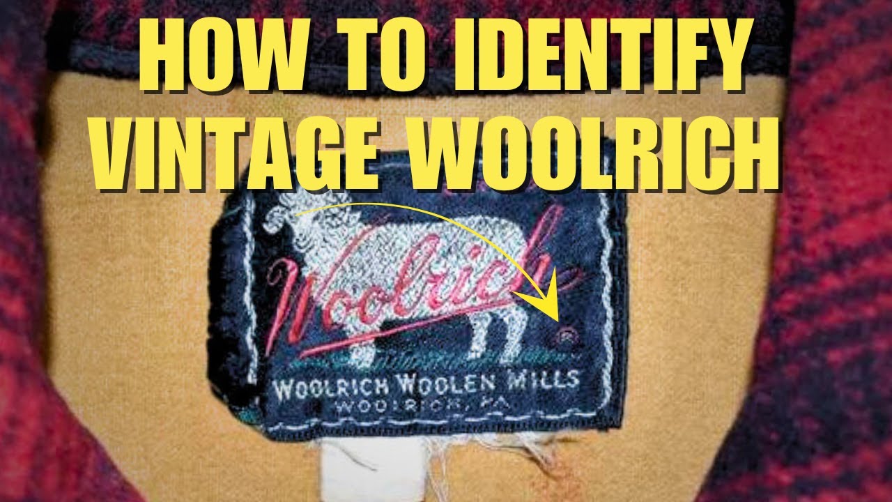 Как определить, является ли Woolrich винтажным