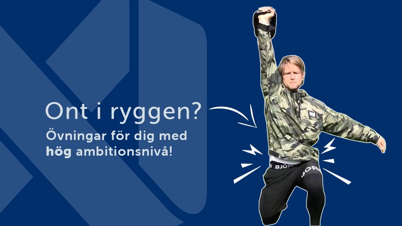 Ont i Ryggen: Övningar För Dig Med Hög Ambitionsnivå