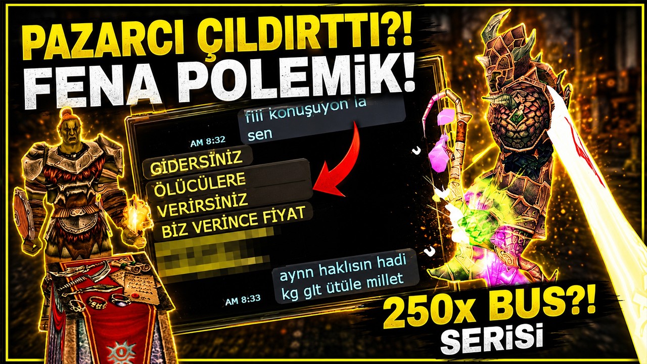 Pazarcıyla Fena Polemik! 😡 250x BUS Kasmaya Devam! | Knight Online | Zero