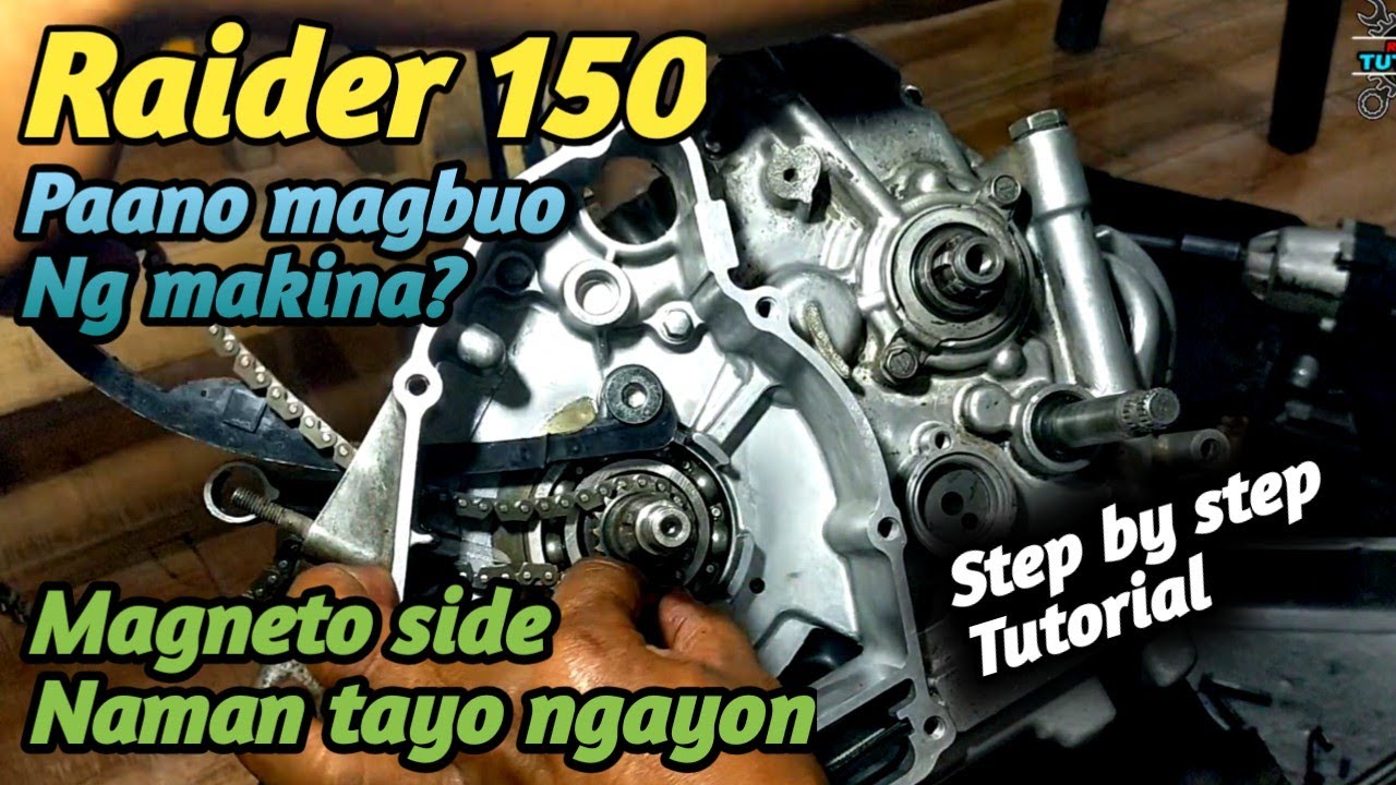 Raider 150 Engine assembly , Paano magbuo ng makina?Magneto side naman tayo mga bro.