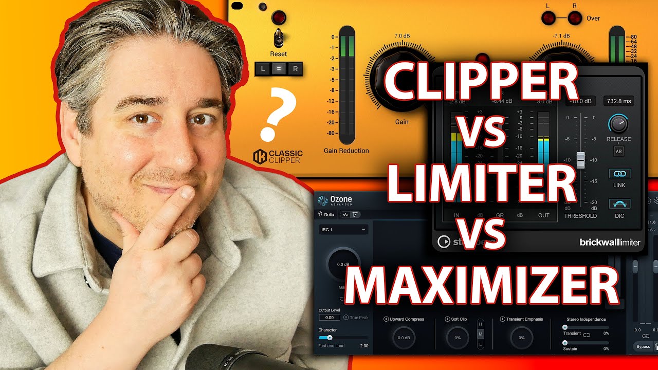 Clipper VS Limiter VS Maximizer: quelle est la différence?