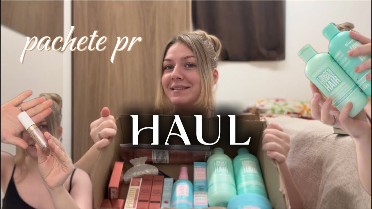 HAUL 🌸 pachete de pr | Ce cadouri de Crăciun am primit de la HAIRBURST ȘI TOP FACE? ✨