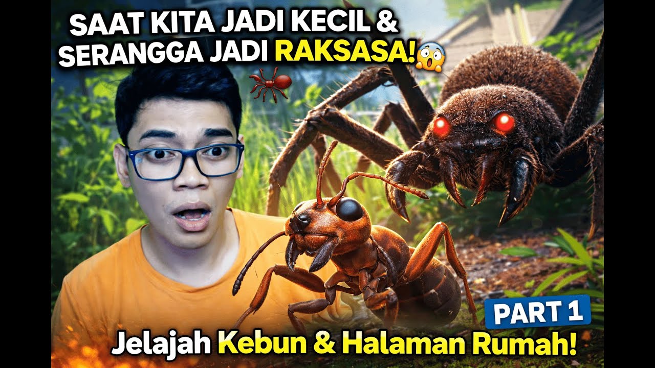 Saat Kita Jadi Kecil & Serangga Jadi Raksasa! 🐜😱 Jelajah Kebun & Halaman Rumah | Grounded Part 2