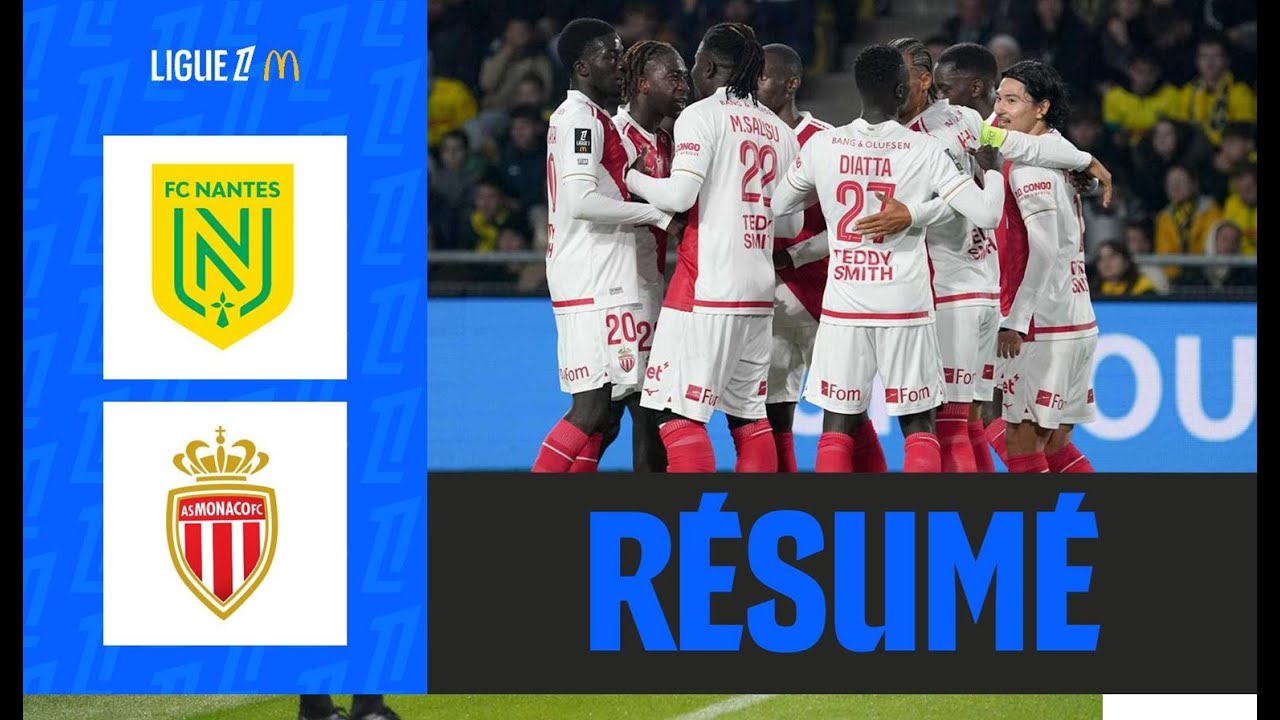 8 BUTS, match FOU entre Nantes et Monaco | 10ème journée - Ligue 1 McDonald's