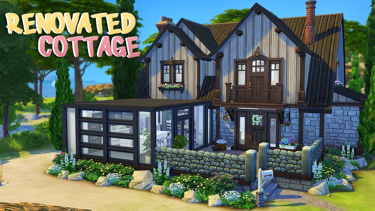 RENOVATED RUSTIC COTTAGE 💕 | The Sims 4 | Speed Build
