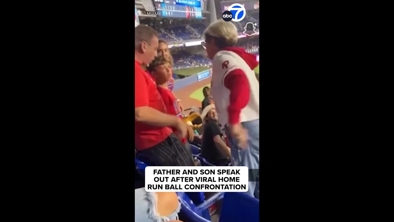 Father, son tell all after viral confrontation over home run ball with Phillies fan