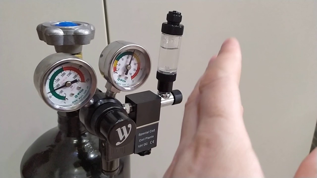 Система CO2 для аквариума из огнетушителя