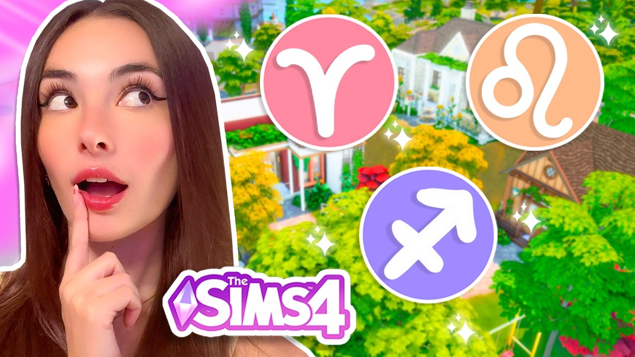 Each Tiny Home is a Different FIRE ZODIAC Sign in The Sims 4!