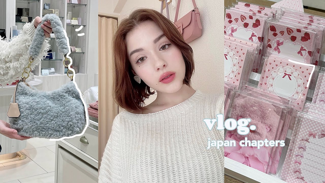 japan chapters, ep. 7: first winter days 🍚 school days, new hair, luxury bag🌨♡°˖✧(„• ֊ •„)