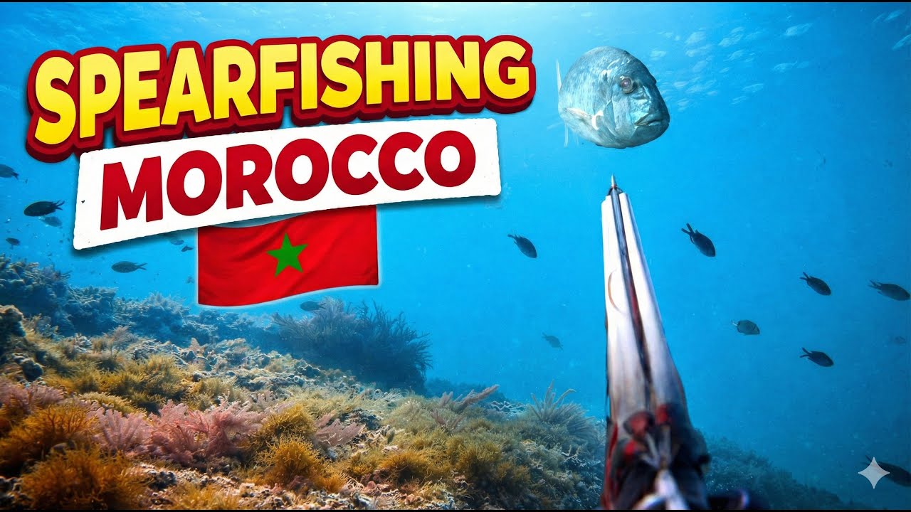 Shallow Winter Spearfishing Morocco: Dentex & Seabass 2026 صيد الدنتي والدرعي في مياه ضحلة المغرب