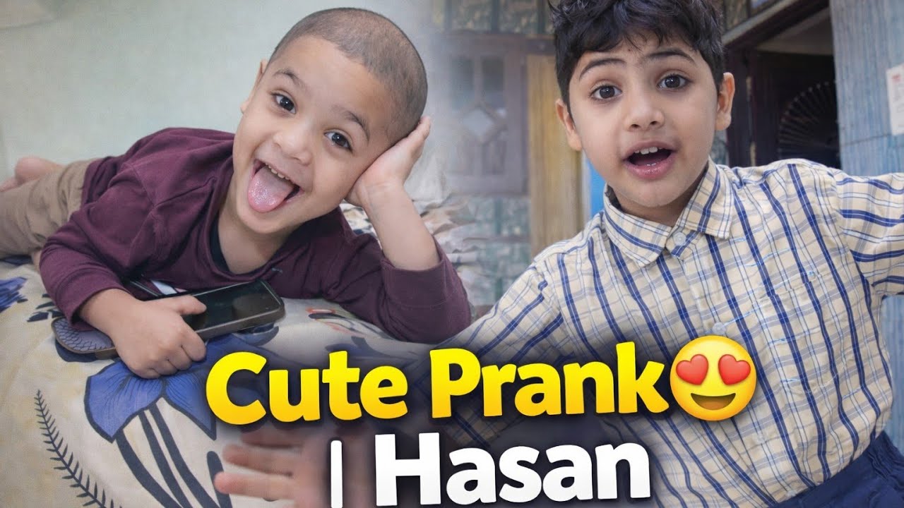 Hasan Ne Kiya Cute Prank 🤣 | Family Fun Vlog