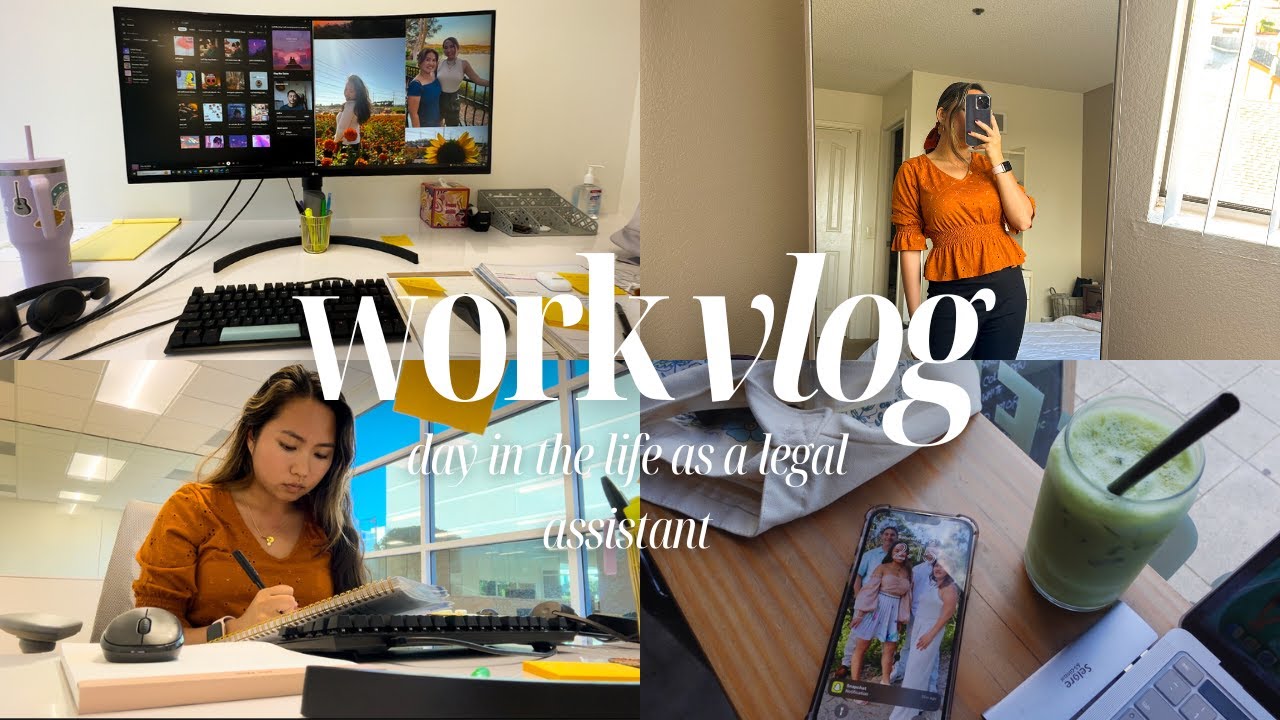 Realistic Day in my Life as a Legal Assistant | My Desk Tour + Job Update (Switching Departments)