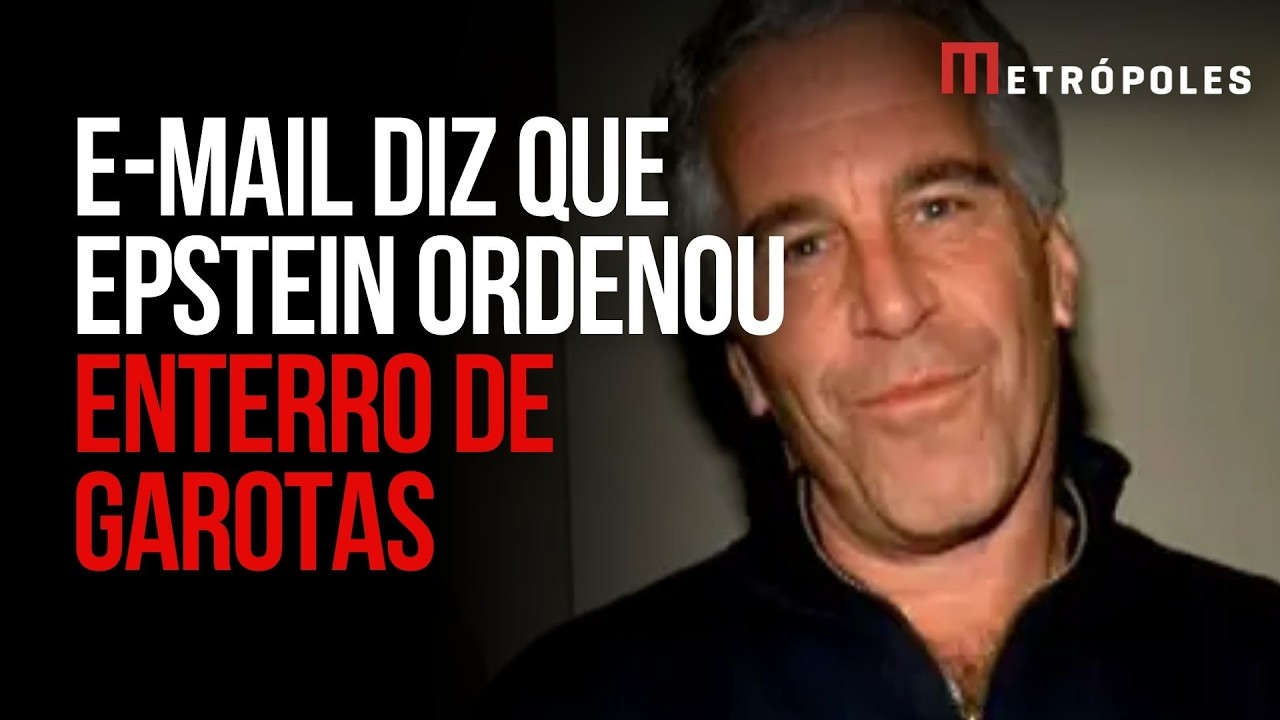 EUA: Epstein ordenou enterro de garotas perto de rancho, diz e-mail