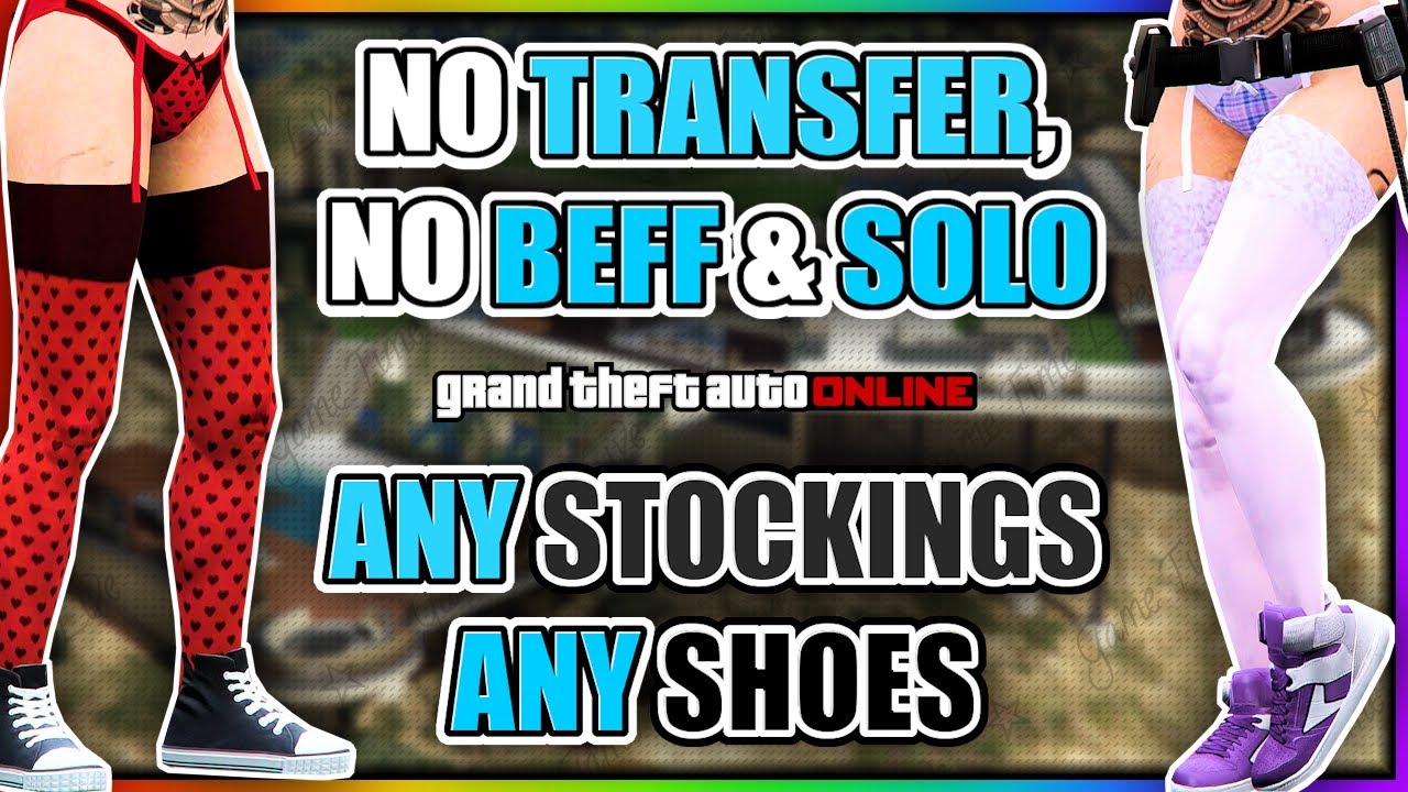 GTA5 I ANY STOCKINGS WITH ANY SHOES OUTFIT GLITCH! (SOLO + ALL CONSOLES + PC)