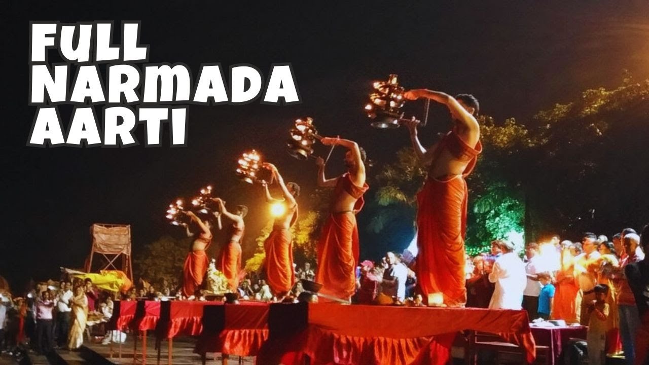 Full Narmada Aarti Gwarighat Jabalpur | Divine Evening Aarti on Narmada River | MP Tourism