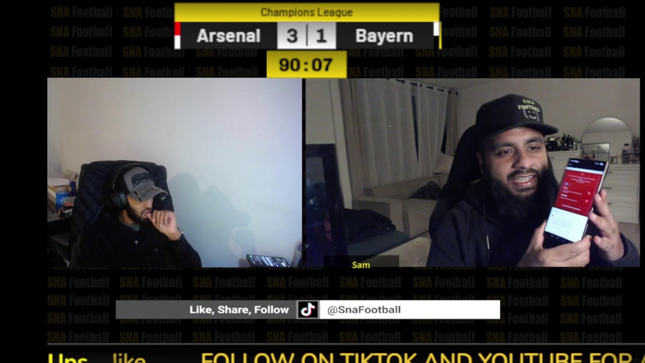 Arsenal v Bayern Watchalong