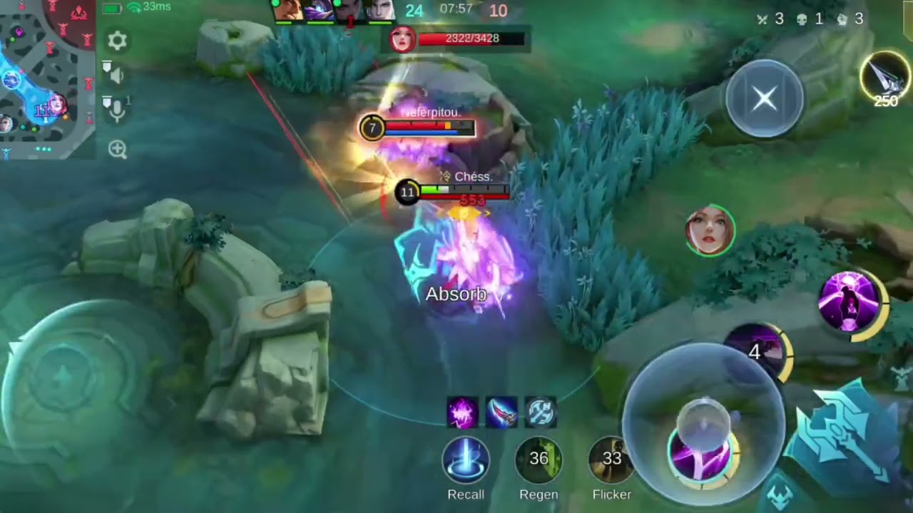 Review skin KOF Chou#MobileLegendsBangBang #MLBB×KOF #MLBBIDCreator #MLBBGoldenMonth #MLBBCreator