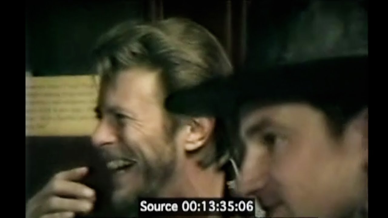 Bono, David Bowie and BB King at dinner