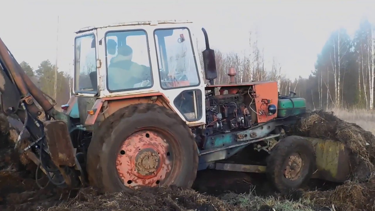 Как мы засадили чужой ЮМЗ экскаватор(ЭО-2621В)
