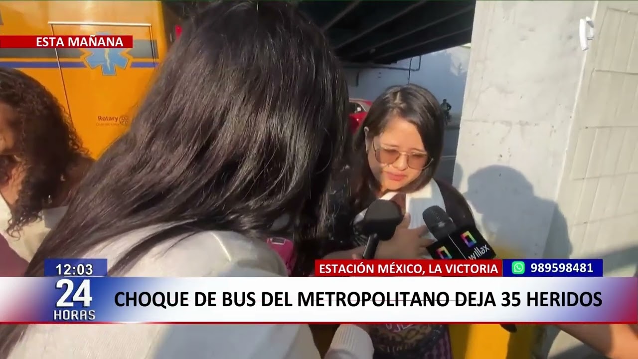 Accidente en el Metropolitano: Sube a 35 el número de heridos tras choque de bus en estación México