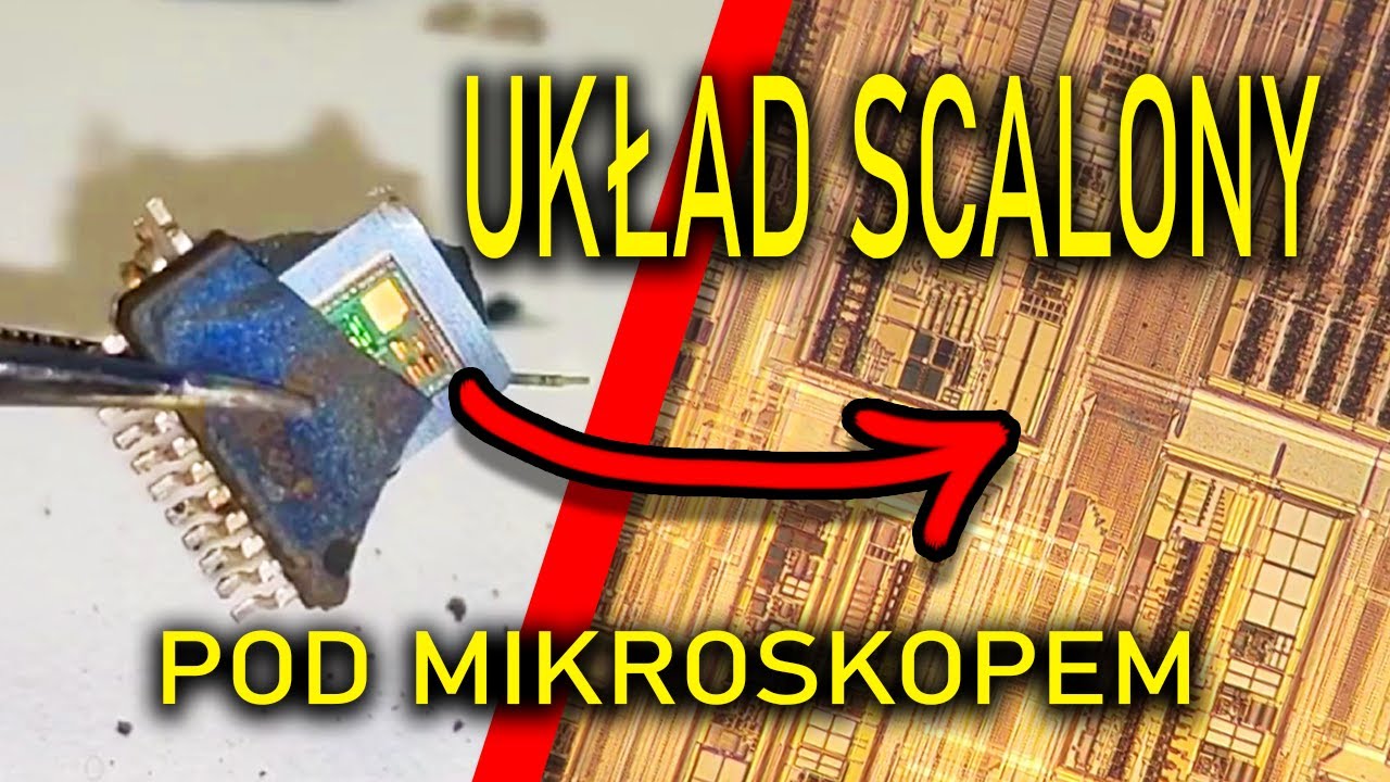 Jak otworzyć układ scalony i co jest w środku?