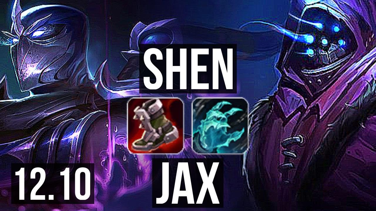 SHEN vs JAX (TOP) | Rank 4 Shen, 4/0/6, 900+ games | KR Challenger | 12.10