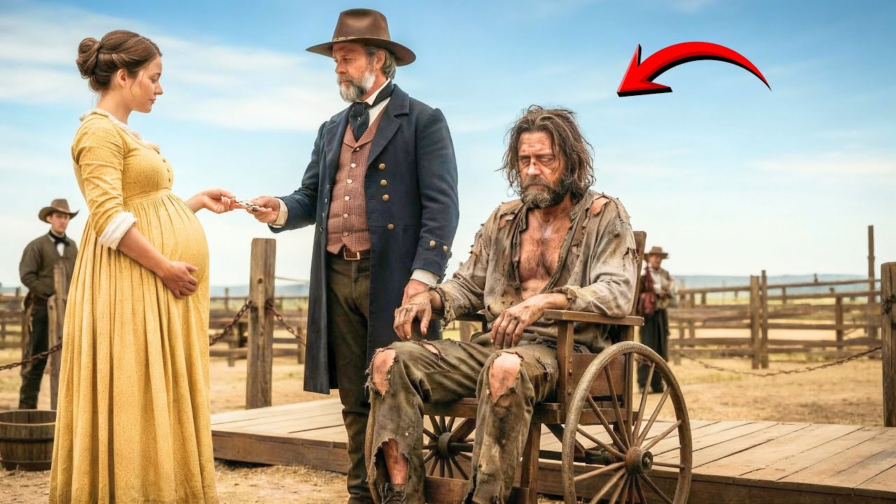 Pregnant Widow Bought a Broken Mountain Man at Auction—Unaware He Carried the Love She Prayed For