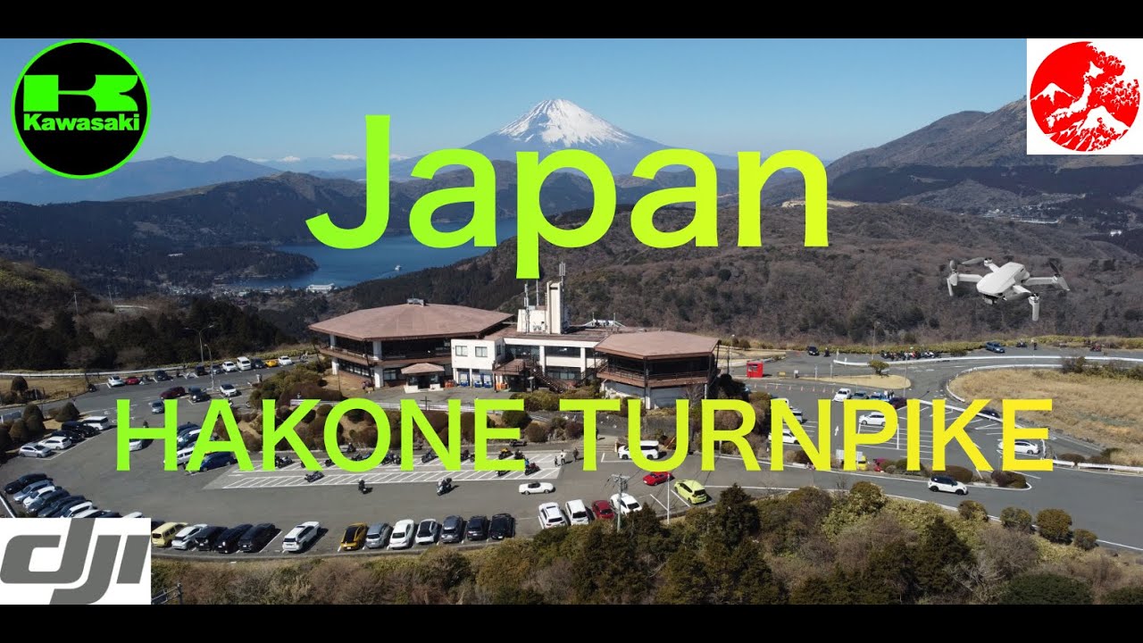 Epic Hakone Turnpike Motorcycle Ride, Stunning Fuji Views in 4K, Japan, Kawasaki Ninja 400, DJI Mini