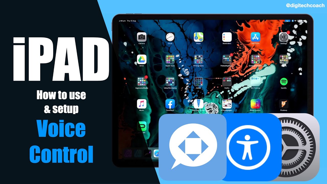 How to use and setup Voice Control on iPad (Accessibility Feature)