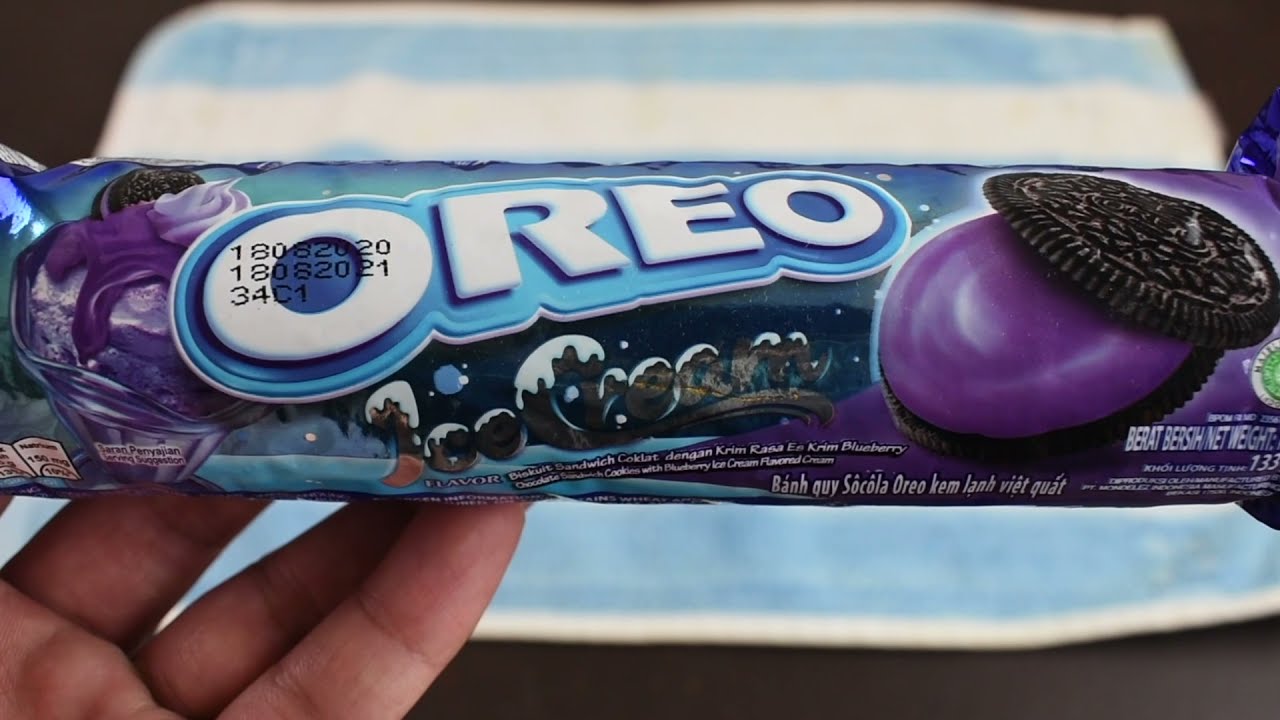 Oreo Ice Cream Sandwich Biscuit Blueberry