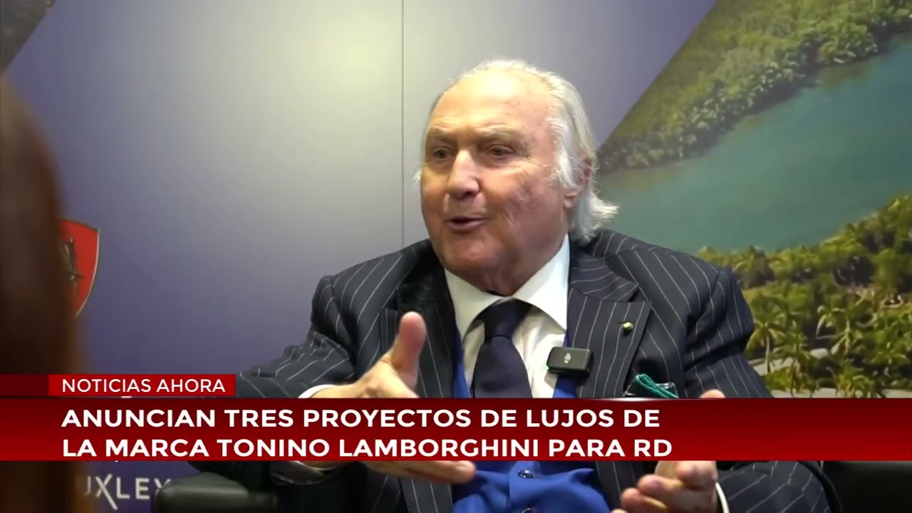 Anuncian tres proyectos de lujos de la marca Tonino Lamborghini para RD