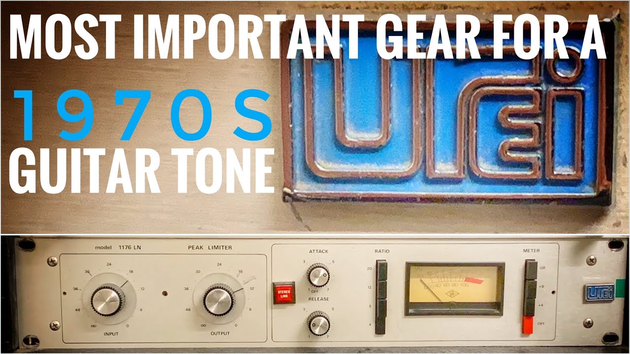 The UREI 1176 LN  makes your guitar sound instantly Classic, Vintage and Amazing!!