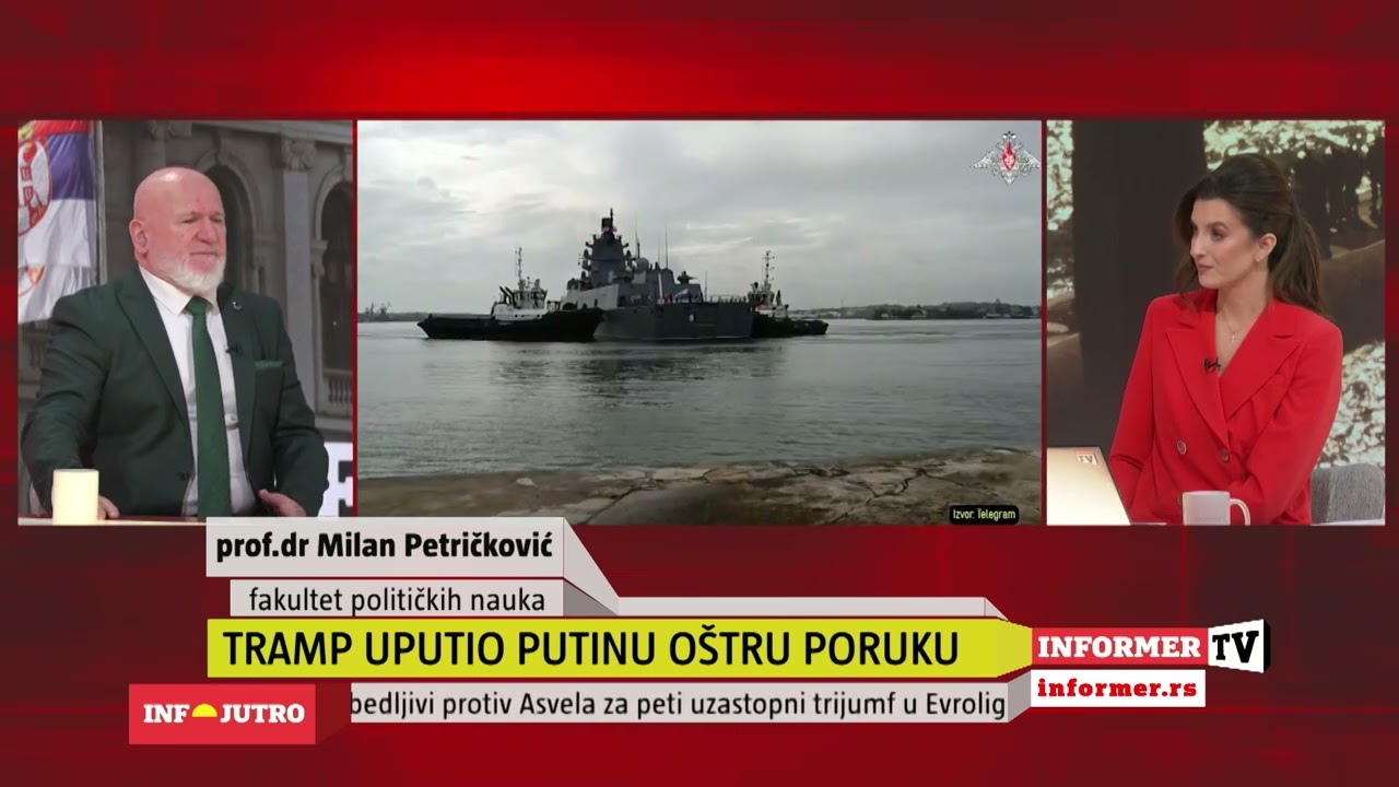 INFO JUTRO - Koju poruku je Tramp uputio Putinu