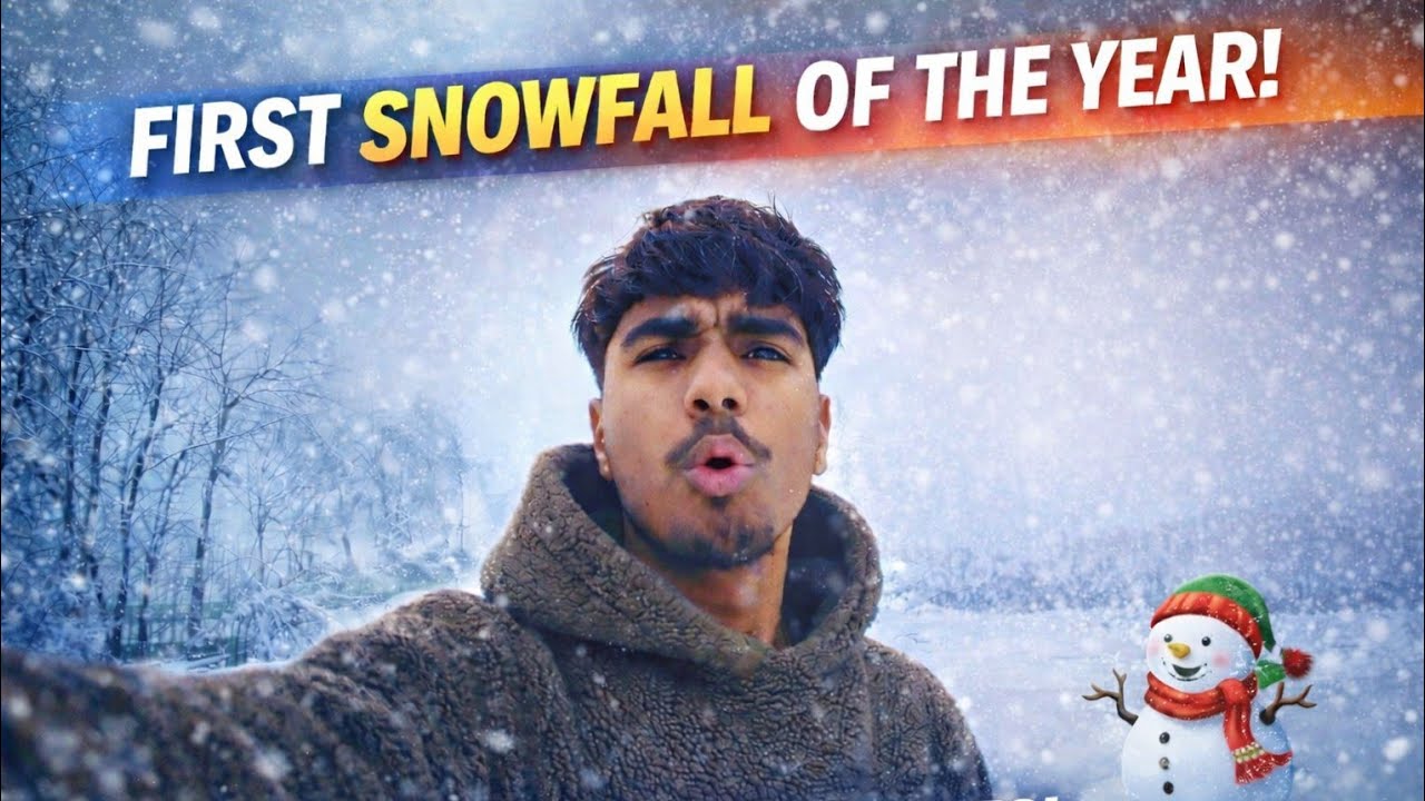  guys!Aaj ka vlog kaafi zyada special hai…kyunki finally… is saal ki pehli snowfall ho chuki hai ❄️😍