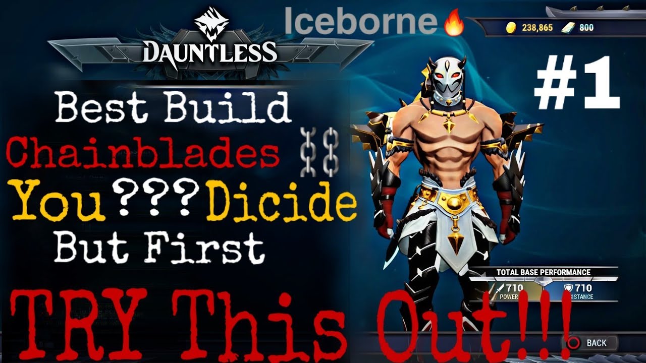 This is the Top Rated #1 Chainblades Build on Dauntless with Iceborne |BEAST